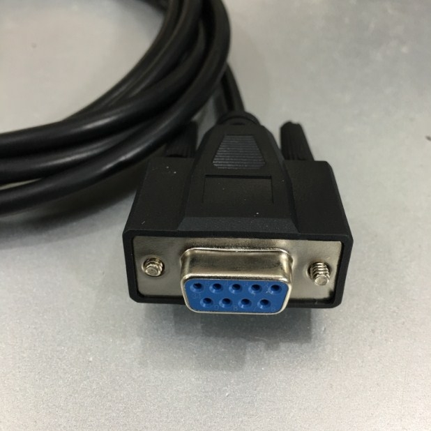 Cáp Điều Khiển Biến Tần Parker SSD Cable RS232 DB9 Female to RJ10 4P4C 4 Pole Modula Jack Male For Upload Và Download Chương Trình Cho Biến Tần Length 2M