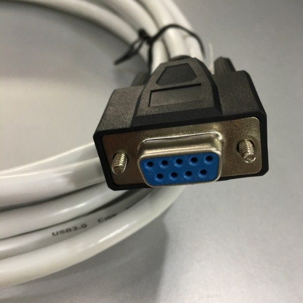 Cáp Máy In Tem Nhãn Công Nghiệp Zebra G105850-003 Serial Interface Cable RS232 DB9 Female to DB9 Male Null Cable Length 5M