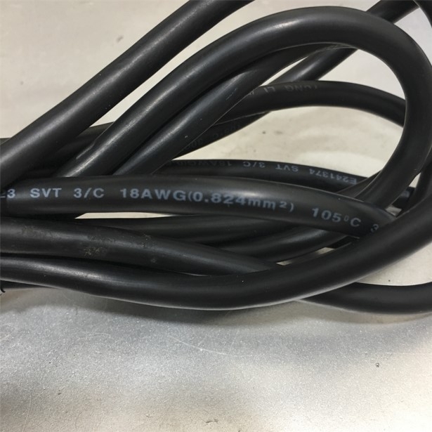 Đây Nguồn Đấu Bo Mạch Bare Wire to IEC C13 Electrical Power Cord AC DC Power Supply Extension Cable 125V 10A 3x0.824mm² H05VV-F OD 6.5mm length 3M