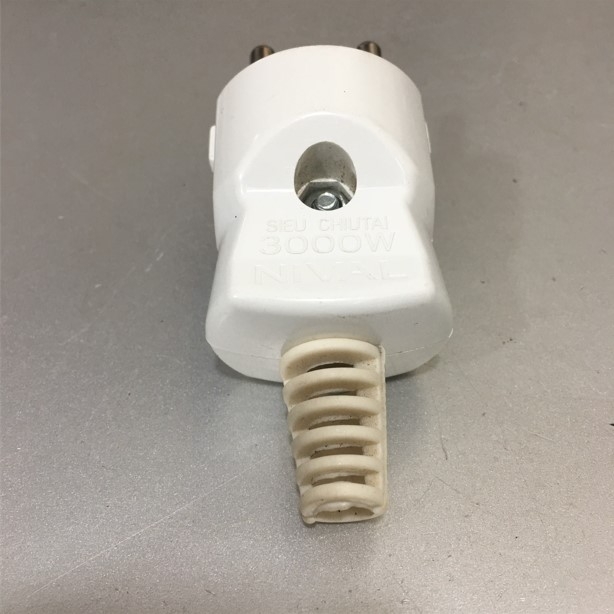 Phíc Cắm Ổ Điện Siêu Chịu Tải 3000W White 16A 250V