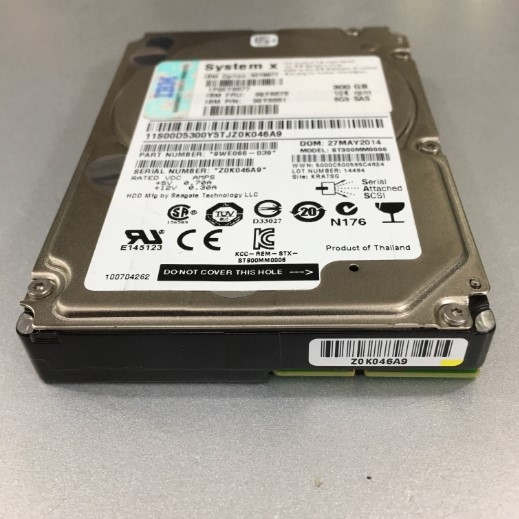 Ổ Cứng Máy Chủ IBM 300GB 10000RPM SAS 6Gbps 2.5