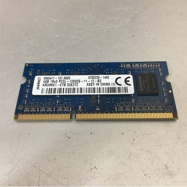 Bộ Nhớ Ram Máy Tính Xách Tay Kingston 4GB PC3L-12800 DDR3-1600MHz 1.35V Low Voltage Memory 9995417-157.A00G For Notebook Dell HP IBM LENOVO