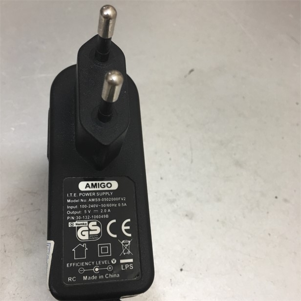 Adapter 5V 2A AMIGO Connector Size 5.5mm x 2.5mm For Bộ Chuyển Đổi Quang Điện Media Converter