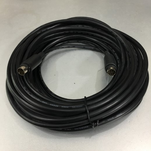 Cáp Kết Nối 2 Camera Được Điều Khiển Qua Cổng Nối Tiếp RS232 Cable Mini Din 9 Pin Male to Mini Din 9 Pin Male 10M For Camera Hội Nghị Truyền Hình Aver CAM540 CAM520 CAM530 VC520