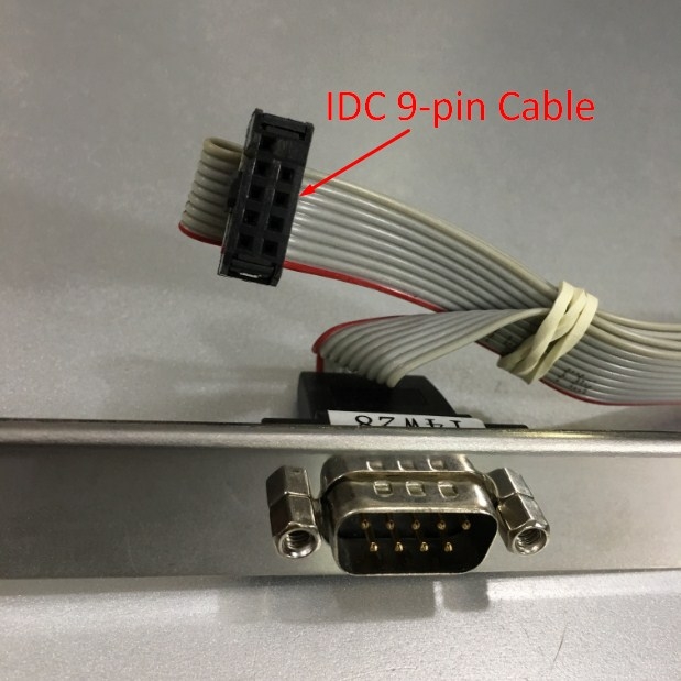 Thanh Nối Cổng RS232 Onboard Trên Mainboard to Serial DB9 Male RS232 COM Port to IDC 9 Pin Cable Length 30Cm For Computer Desktop MT