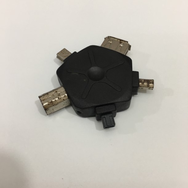 Rắc Chuyển USB 2.0 Female to USB Type B, Mini USB, MP3, Camera Adapter Converter