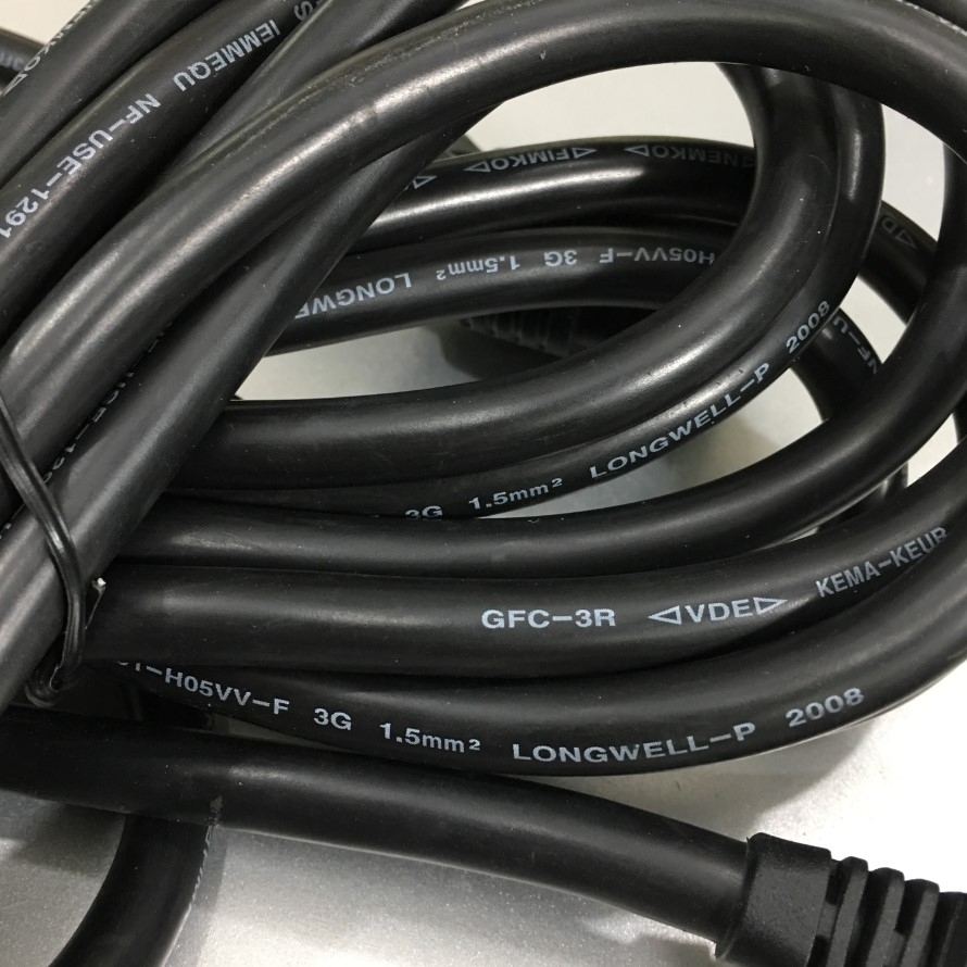 Dây Nguồn Cisco CAB-AC-2500W-EU 14Ft Dài 4.3M AC Power Cord Europe Schuko CEE7/7 Plug to IEC C19 16A 250V 14AWG 3x1.5mm² Cable OD 8.5mm in China
