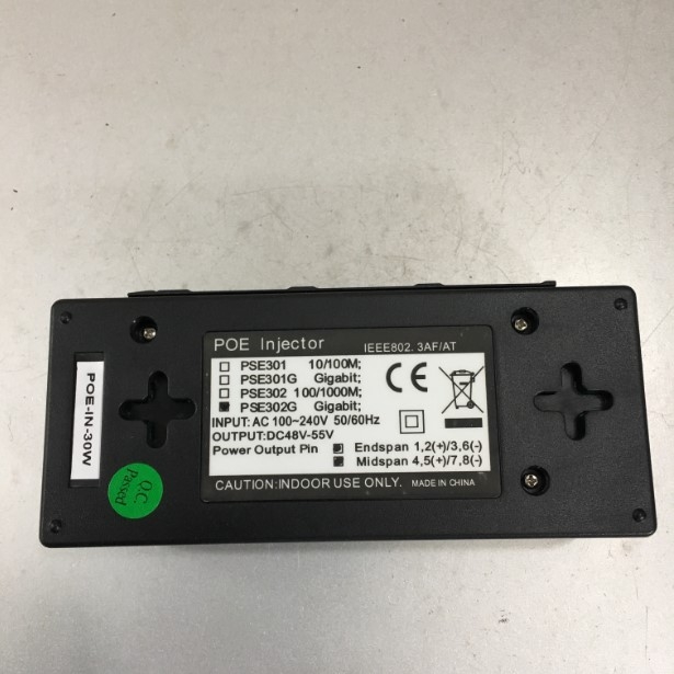 Bộ Chuyển Nguồn POE 48V 55V Extralink PSE302G Gigabit Power Over Ethernet Plus POE+ Injector Adapter 30W