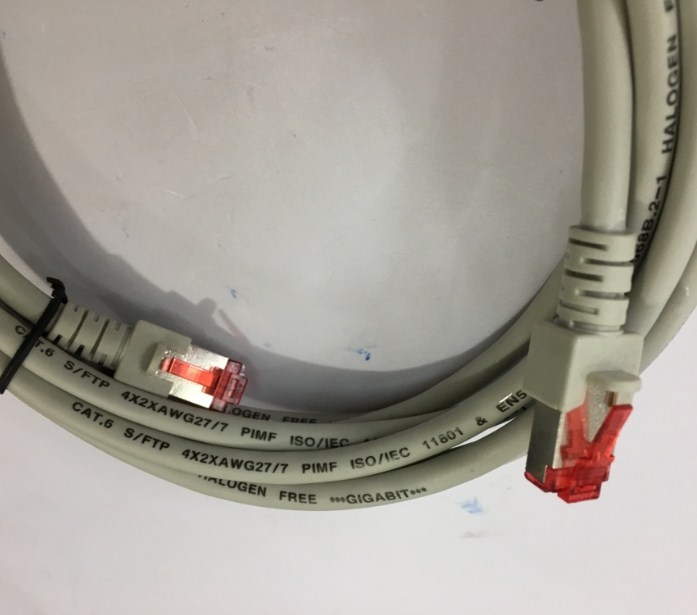 Cáp Mạng Đúc Ethernet Công Nghiệp UC-CMC030-01A 3M AIXONTEC SMART Cat6 S/FTP 250 MHz Patch Cord 1 GbE RJ45 8P8C AWG27 Grey For Remote I/O Connection PLC HMI Robots Servos