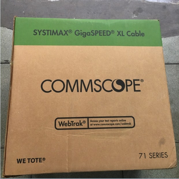 Cáp Mạng Commscope SYSTIMAX Cat6 U/UTP 700211964 Cable Light Blue Jacket 23AWG 4 Pair 300 MHz 500 ft Length 150M