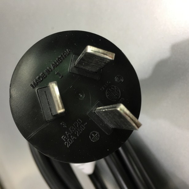 Dây Nguồn Máy Chủ Chuẩn Cắm Điện Australia & China AC Power Cord GB2099 to C19 20A/16A 250V 3x1.5mm² Length 2.5M