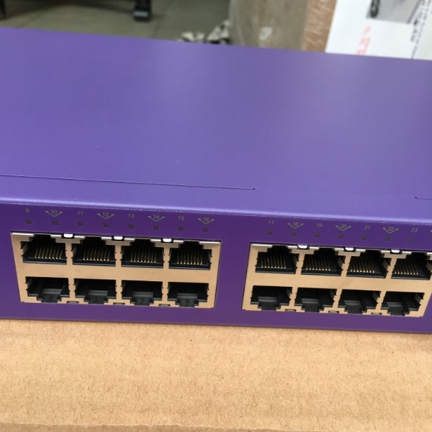 Switch Extreme Networks Summit X430-24T 24 Port 10/100/1000BASE-T + 4 Port 1000BASE-X SFP Unpopulated SFP 1 AC PSU Includes ExtremeXOS L2 Edge License