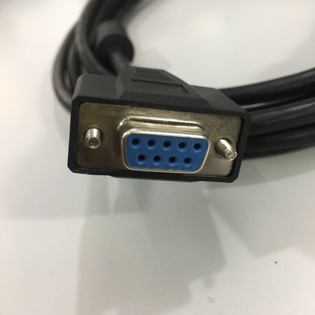 Cáp Lập Trình PLC Programming Cable Allen Bradley 1761-CBL-PM02 8 Pin Mini DIN Male to DB9 Female Serial RS232 Dài 3M