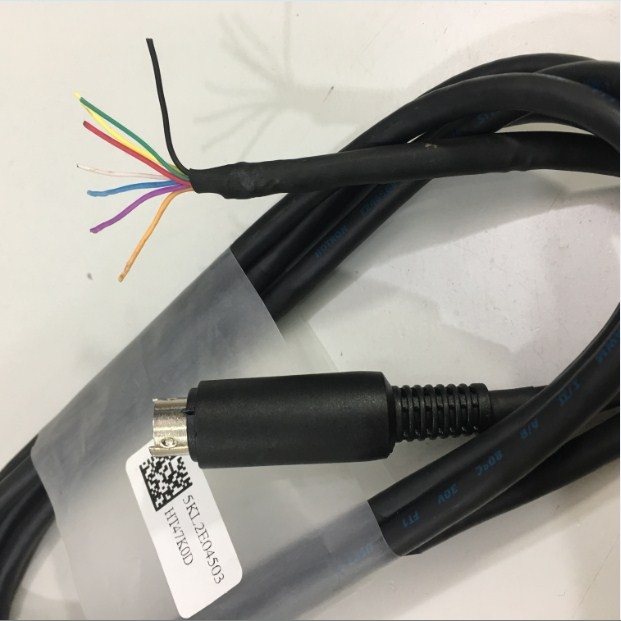 Cáp Đấu Bo Mạch Mini Din 8 Pin Male to Breakout Cable For Yaesu Band Data Cat Linear Tuner Etc Black Length 1.8M