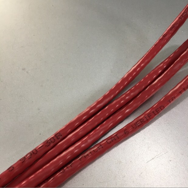 Cáp Lập Trình 1747-C13 Allen Bradley PLC Programming Cable RJ45 Port UTP CAT6 RED 3M For Module To Isolated Link Coupler