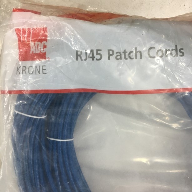 Dây Nhẩy ADC KRONE Cat6 RJ45 UTP Patch Cord Straight-Through Cable 6451 5 939-09B PVC Jacketed Blue 2pcs/Lot Length 30M