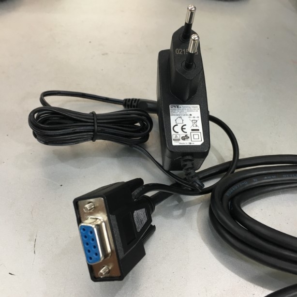 Bộ Cáp Và Sạc Máy Quét Mã Vạch Cổng RS232 CBA-R01-S07PAR-Z Cable For Zebra DS3678 DS3608 SR Barcode Scanner