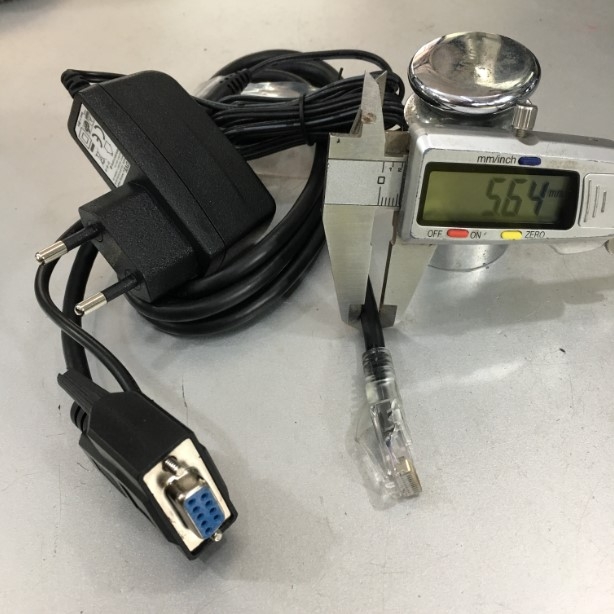 Bộ Cáp Và Sạc Máy Quét Mã Vạch Cổng RS232 CBA-R01-S07PAR-Z Cable For Zebra DS3678 DS3608 SR Barcode Scanner