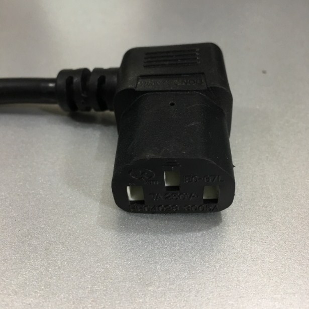 Dây Nguồn DONG YANG HH04028-3005 European Schuko Power Cord CEE 7/7 to RIGHT ANGLE IEC320 C13 7A 250V 3x0.75mm² Length 4M