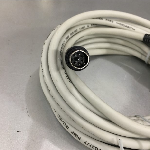 Cáp Kết Nối Thiết Bị Họp Trực Tuyến Logitech Group Video Conferencing Mini DIN 6 Pin Male to Mini DIN 6 Pin Male 5M Extended Grey Cable For Camera or Speakerphone Microphone