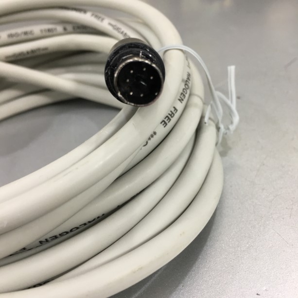 Cáp Kết Nối Thiết Bị Họp Trực Tuyến Logitech Group Video Conferencing Mini DIN 6 Pin Male to Mini DIN 6 Pin Male 5M Extended Grey Cable For Camera or Speakerphone Microphone