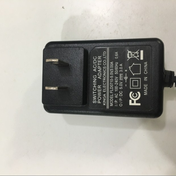 Adapter 5V 3A Original Kinga Electronics FLD0710 Connector Size 5.5mm x 2.1mm
