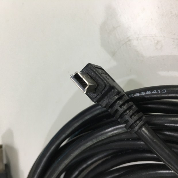 Cáp Kết Nối Truyền Thông PLC Programming USB-MT6000/MT8000 USB Type A to Mini B Cable For PLC Panasonic FP0R/FP0H/FP7/FP-XH  Và HMI GT02/GT02L/GT12 Tới Computer Length 5M