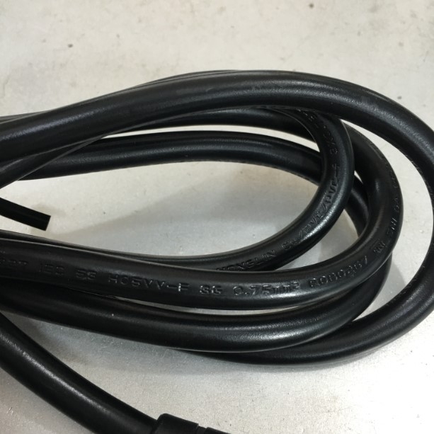 Dây Nguồn HONGLIN HL-044 HL-026 Power Cord BS1363A To C13 10A 250V 3x0.75mm² H05VV-F Cable OD 6.7mm Length 1.5M For Tủ Điện Công Nghiệp