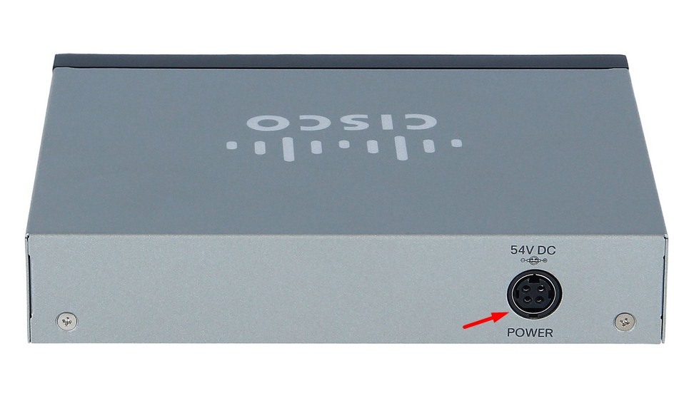 Adapter 48V 2.5A Original FSP Group Inc FSP120-AFB For Cisco SG250-08HP 8-Port Gigabit PoE Smart Switch Connector Size 4P Mini Din 10mm