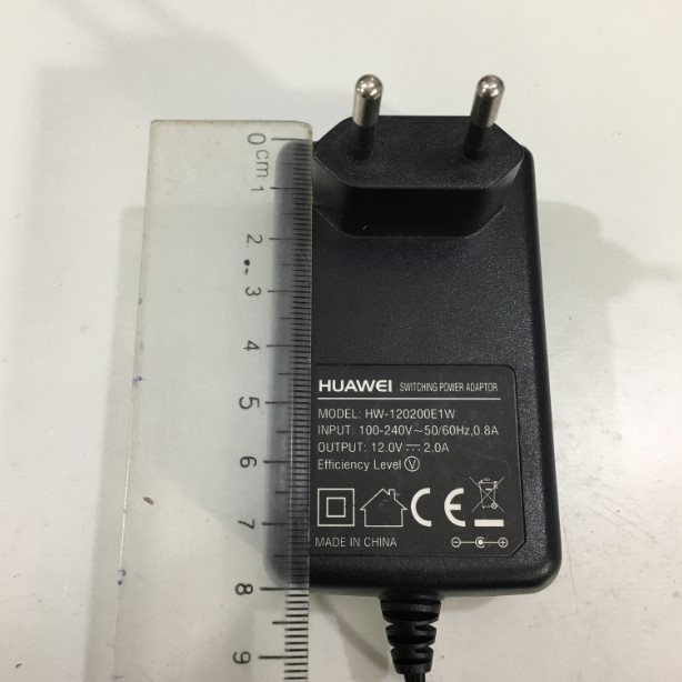 Adapter Original HUAWEI HW-120200E1 W 12V 2A For Camera, Switch, Wifi, Modem Connector Size 5.5mm x 2.1mm