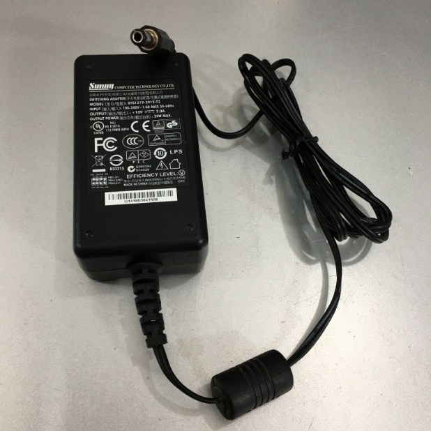 Adapter 12V 2A 24W SUNNY For Điện Thoại Yealink SIP VP-T49G Dubai Video Collaboration Phone Connector Size 5.5mm x 2.5mm