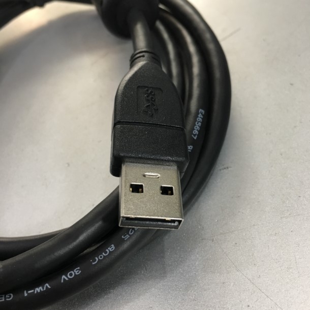 Cáp Kết Nối USB 3.0 Chính Hãng LINOYA E315619 AWM STYLE 20276 80°C 30V VW-1 USB 3.0 Type A to B Printer/Scanner Cable Length 1.8M