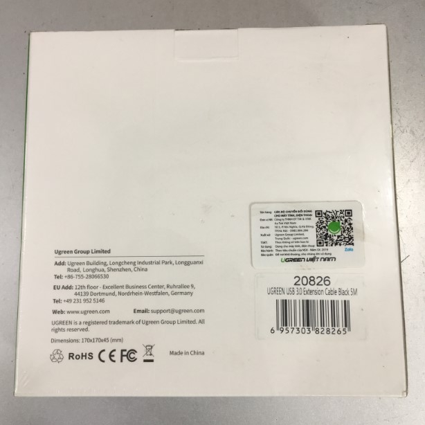 Cáp Nối Dài Tín Hiệu USB 3.0 5M Extension Cable USB 3.0 Type A Male to A Female UGREEN 20826 For Industrial Camera AVer CAM Video Room Logitech Group Video Conferencing