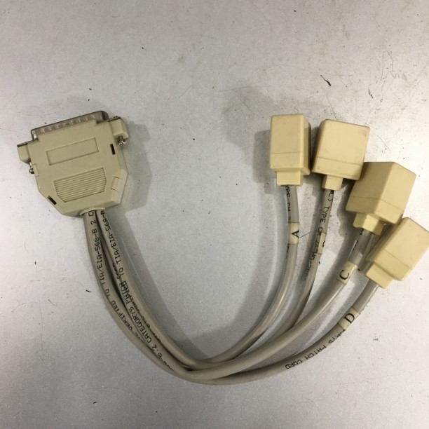 Cáp DB25 Male to 4 Port RJ45 Female Adapter Cable Length 30cm