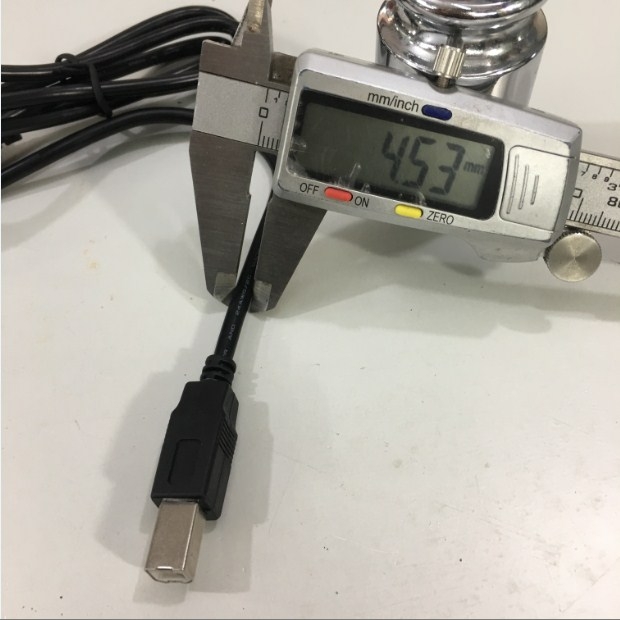 Cáp Máy In Mã Vạch Tem Nhãn Công Nghiệp E164571 Printer to USB Cable 2.0 Type A to B For Printers Zebra TSC SATO Argox Datamax 28AWG Black Length 1M