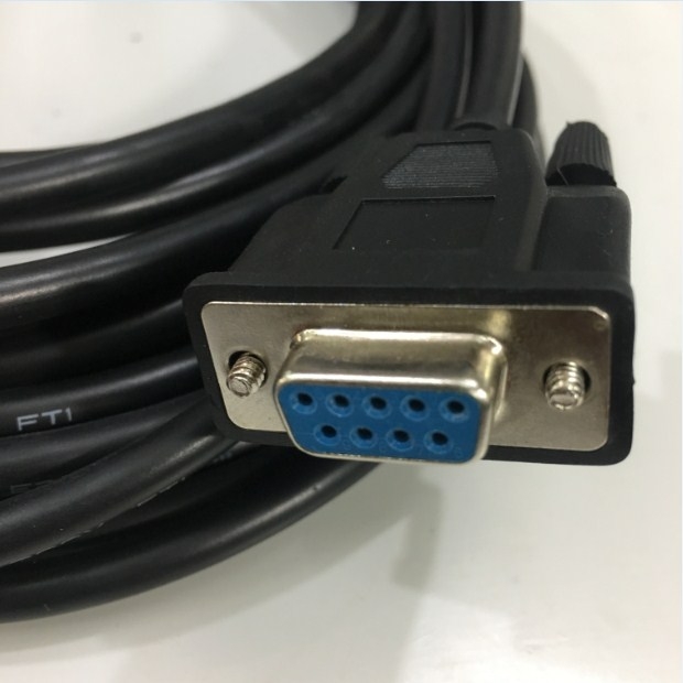 Cáp Máy Cắt Decal Roland Mimaki Graphtec Kingcut Pcut CT1200 CT630H CT760 CT900 CT630 RS232 DB25 Male to RS232 DB9 Female Length 10M