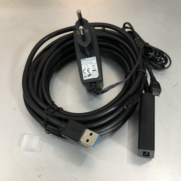 Cáp Nối Dài Tín Hiệu USB 3.0 5M Extension Cable With Power Adapter 5V 1A USB 3.0 Type A Male to A Female UGREEN 20826 For Industrial Camera AVer CAM Video Room Logitech Group Video Conferencing