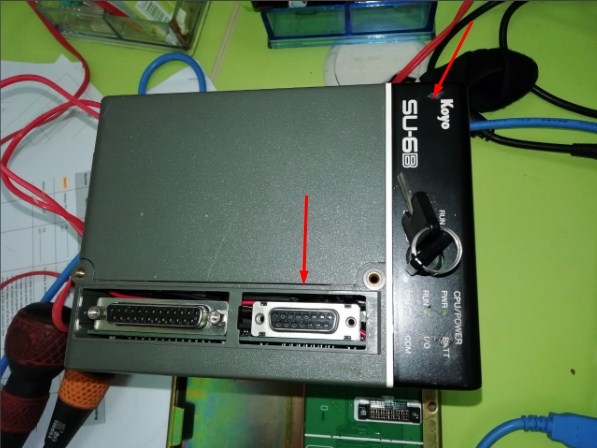 Cáp Kết Nối PLC Programming KOYO CPU MODULE SU-6B Với Máy Tính Để Nạp Code RS232C DB15 Male to DB9 Female Cable Length 5M