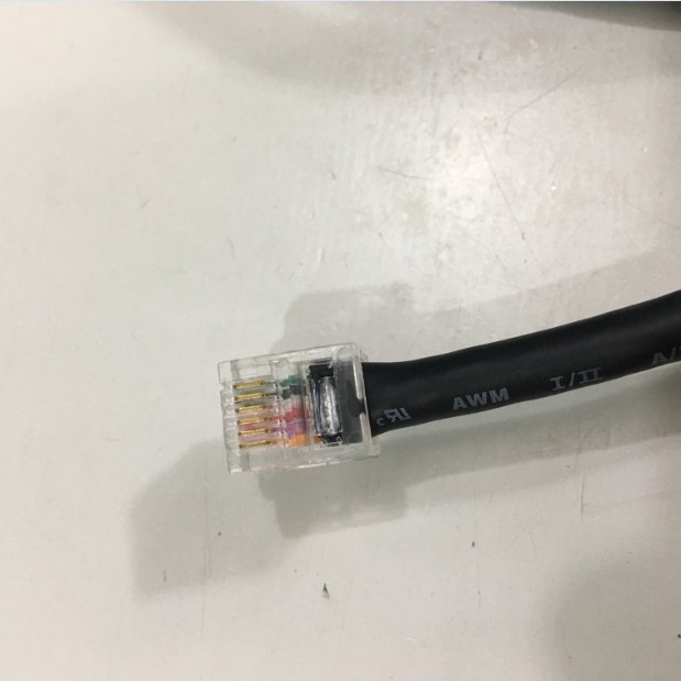 Cáp Lập Trình EA-2CBL Communication Cable RJ12 6 Pin to D-Sub 15 Pin Male 1.8M For KOYO HMI EA7E-TW7CL-C Với KOYO PLC SN-640DR-A3