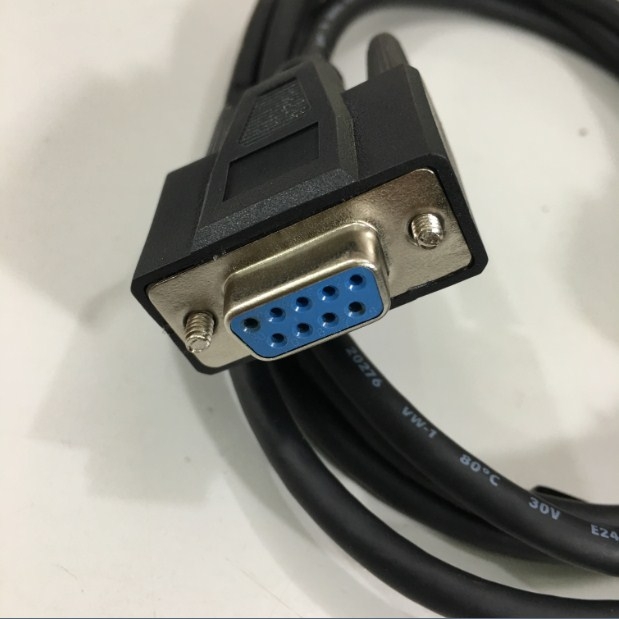 Cáp Lập Trình DVPACAB215 RS232 Interface PLC Programming Cable For DELTA DVP Series PLC DB9 Female to Mini Din 8 Pin Male Length 1.8M