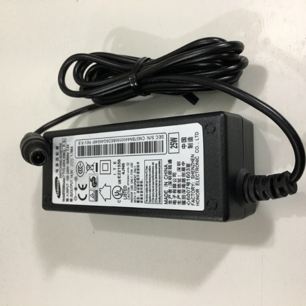 Adapter 14V 1.786A 25W SAMSUNG A2514_KSM For Monitor LED SAMSUNG S20D300NH Connector Size 6.5mm x 4.4mm