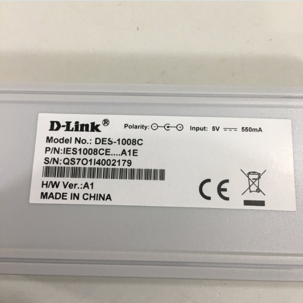 Thiết Bị Chia Mạng Ethernet LAN RJ45 Network Switch D-LINK DES-1008C 8 Port 10/100Mbps