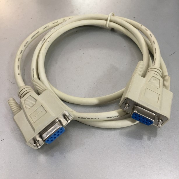 Cáp RS232 Chuẩn Chéo Hàng Chất Lượng Cao DB9 Female to DB9 Female Cable Length 1.5M