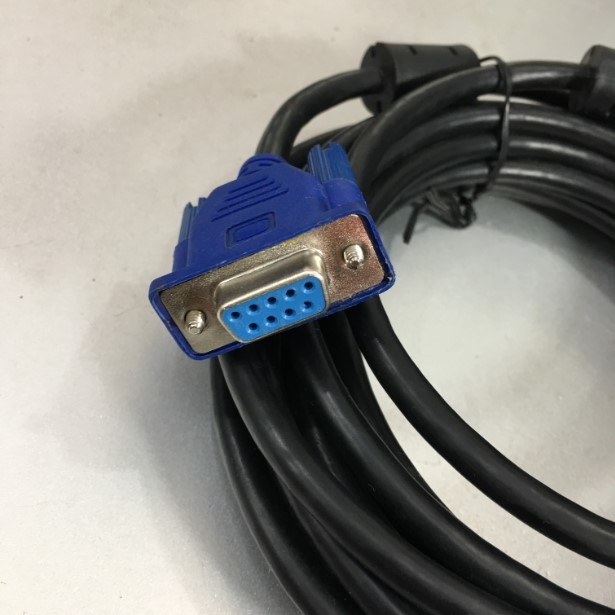 Cáp Điều Khiển PLC Programming LS PLC XGB Series PMC-310S PC to PLC RS-232C DB9 Female to 6 Pin Mini DIN Male length 5M