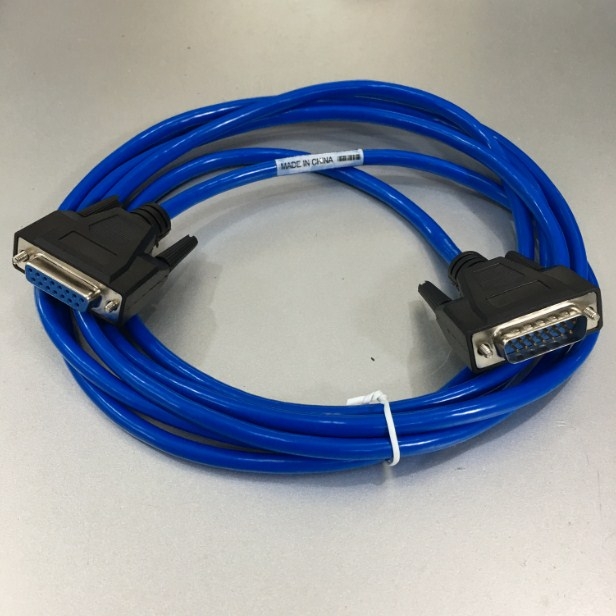 Cáp Kết Nối Điều Khiển PLC Programming AFP5520/AFP5523 Cable DB15 Female 2 Row 15Pin to DB15 Male 2 Row 15Pin For PLC Panasonic Nais FP3 FP5 Và USB-AFP8550 Length 3M