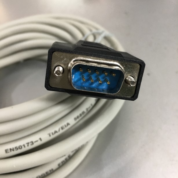 Cáp Kết Nối Serial Cable RS-232 CBL-RJ45M9-150 RJ45 8 Pin to DB9 Male Cable 5M For Moxa NPort 5600 Series Với Máy Đọc Mã Vạch Gắn Cố Định Cognex DMR 150 series