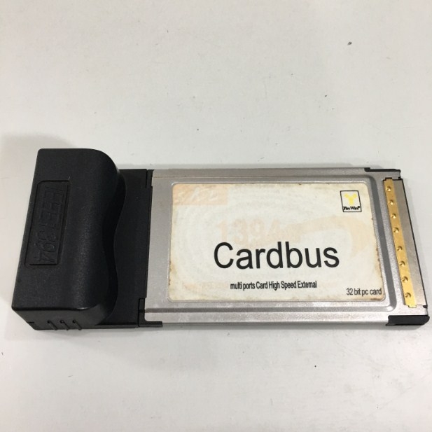 PCMCIA CardBus 54mm to 1394A 6 Pin 3 Port Adapter