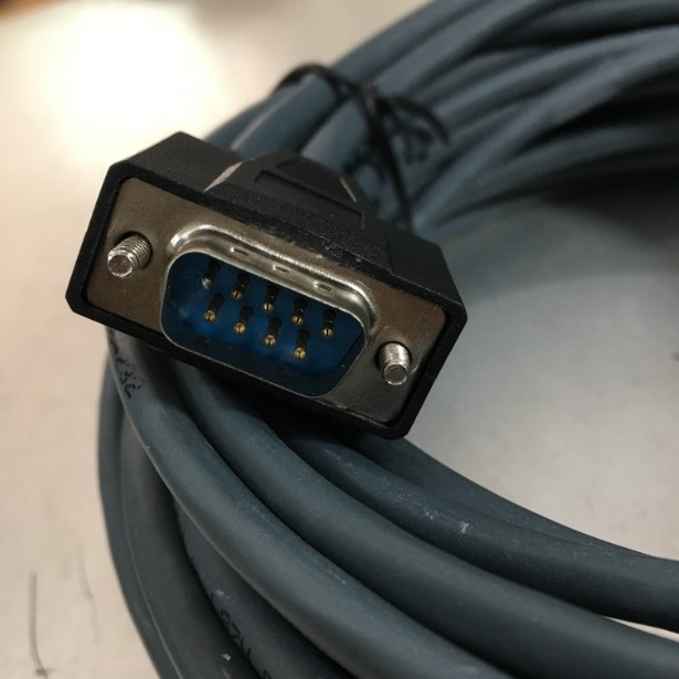 Cáp Kết Nối Serial Cable RS-232 CBL-RJ45M9-150 RJ45 8 Pin to DB9 Male Cable 20M For Moxa NPort 5600 Series Với Máy Đọc Mã Vạch Gắn Cố Định Cognex DMR 150 series