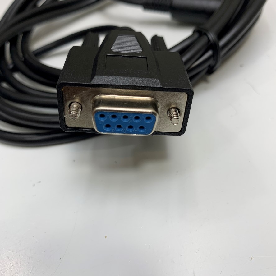 Cáp Fatek PLC Communication RS232 Cable FBs-232P0-9F-150 Dài 10M 33ft Shielded Cable Connector MD4M to DB9 Female For Fatek FBS series PLC Programming witch Computer Data download line