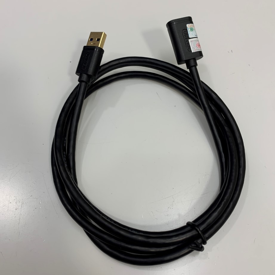 Cáp Nối Dài USB 3.0 5Ft Dài 1.5M UNITEK Y-C458GBK USB 3.0 Male to Female Extension Cable For Printer, Box HDD, Camera
